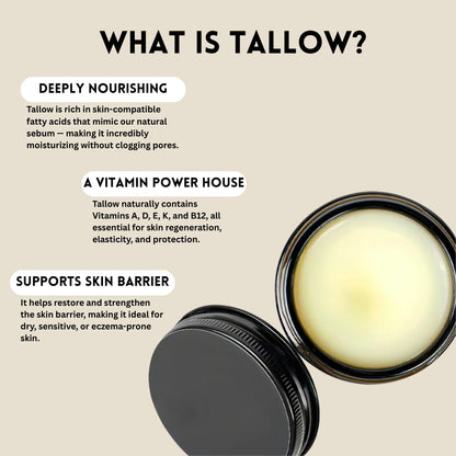 Original Beef Tallow & Hanuka Cream for Body & Face 150gr All Skin