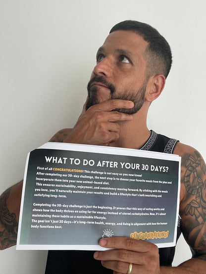 Start Carnivore Lifestyle Today: 30 Day Challenge Meal Plan